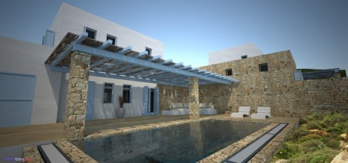 Architecture Rendering for Island Villa